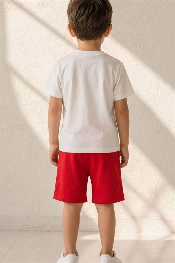 Unisex Gp Pawpatrol Kırmızı Şortlu Takım