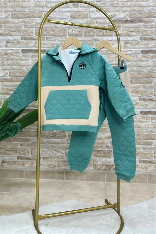 Unisex Kapüşonlu Kapitone Takım