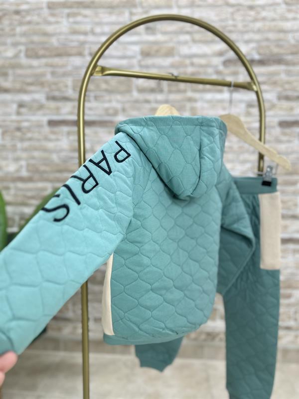 Unisex Kapüşonlu Kapitone Takım