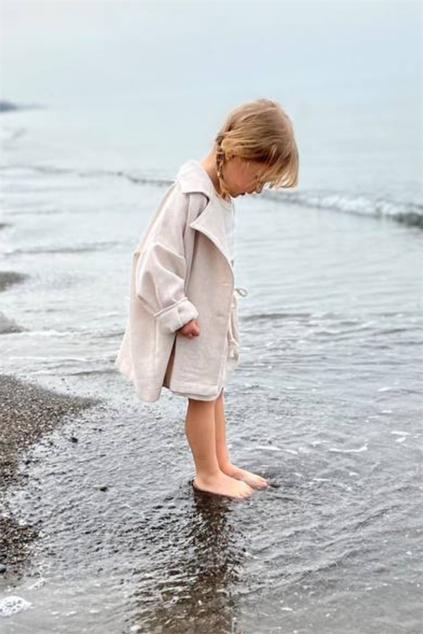 Unisex Keten Krem Şortlu Ceketli Takım  