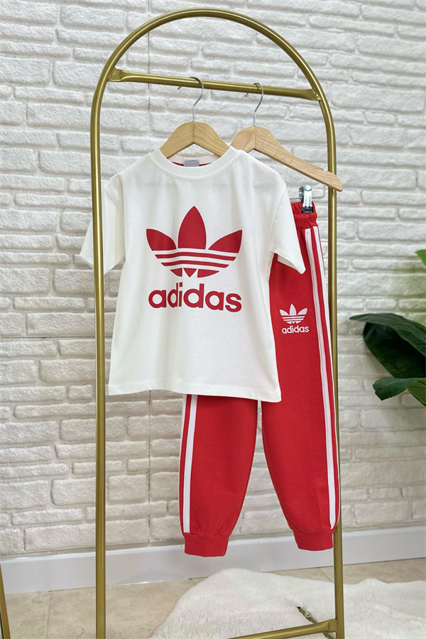 Unisex Kırmızı Adids Takım
