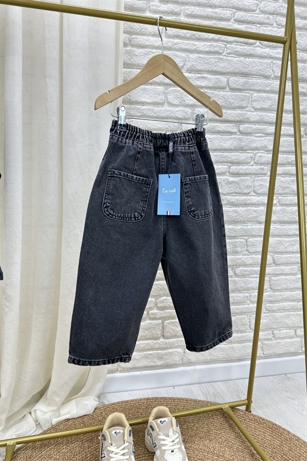 Unisex Laciel Baloon Antrasit Jean Pantolon