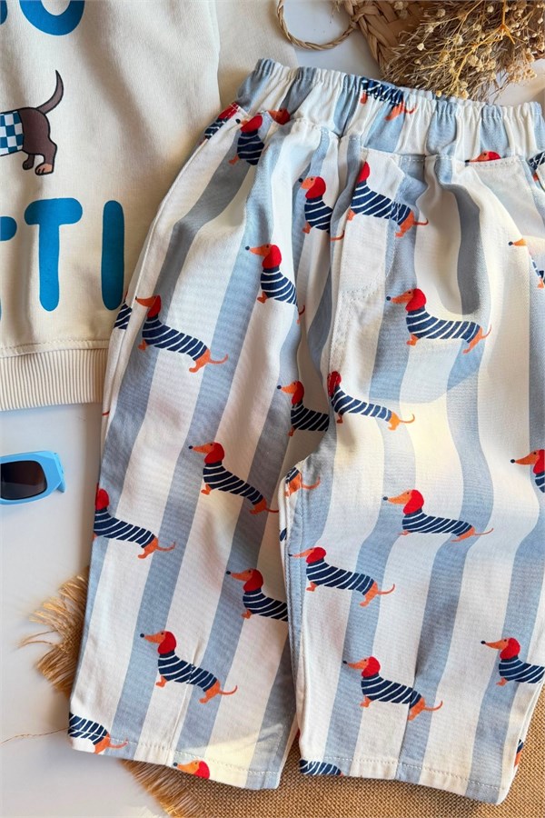 Unisex Laciel Ciao Sweat Ve Dog Baloon Pantolon Takım