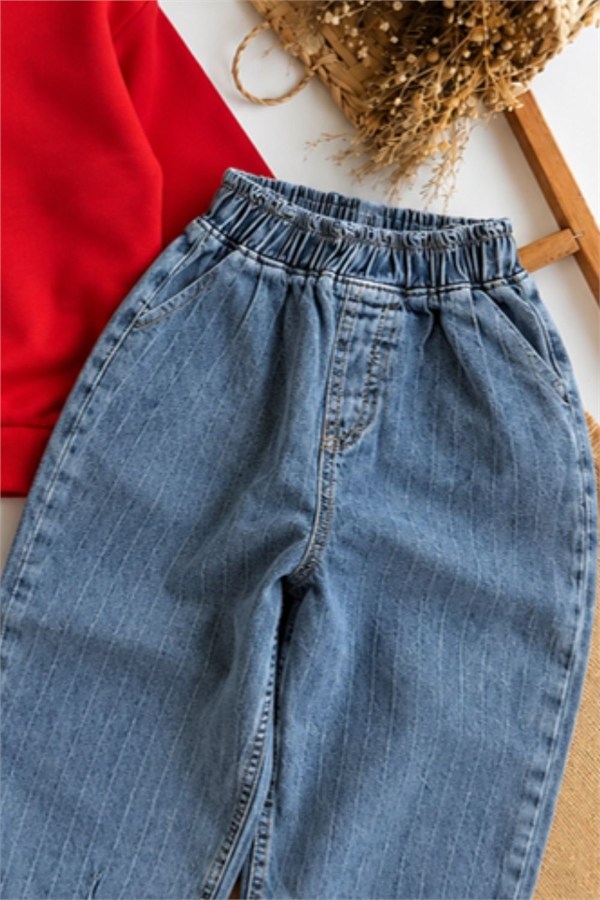 Unisex Laciel Denim Baloon Pantolon