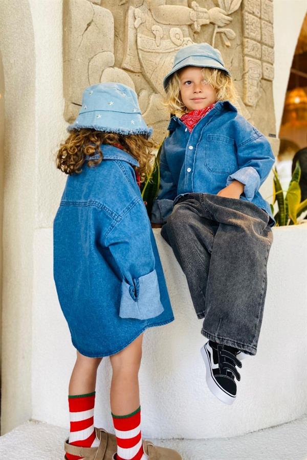 Unisex Laciel Denim Gömlek