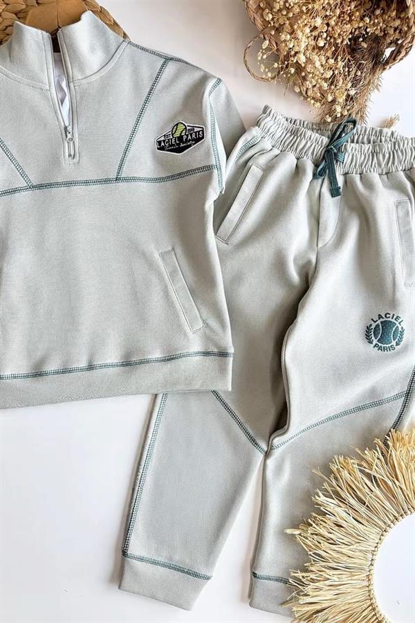 Unisex Laciel Dik Yaka Fermuarlı Takım