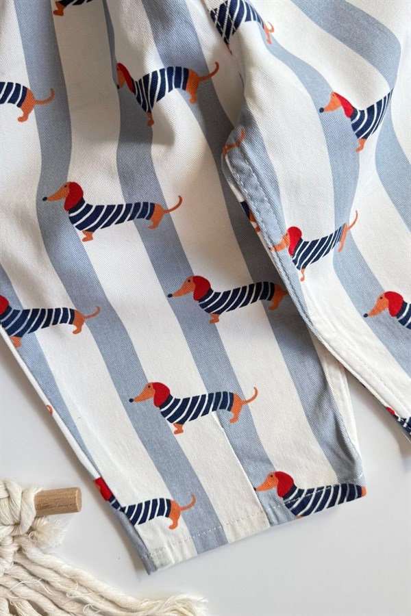 Unisex Laciel  Dog Baskılı Baloon Pantolon