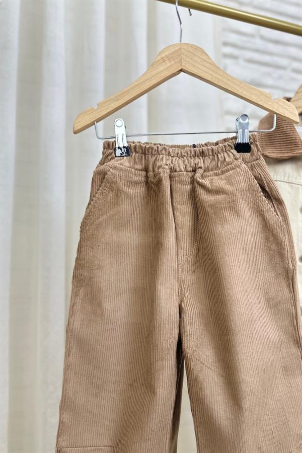 Unisex Laciel Kadife Baloon Pantolon