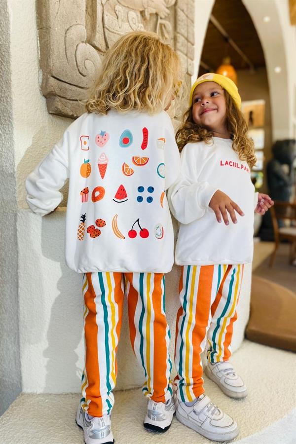 Unisex Laciel Paris Grafiti Renkli Takım