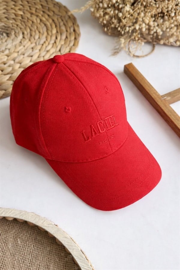 Unisex Laciel Paris Kırmızı Şapka