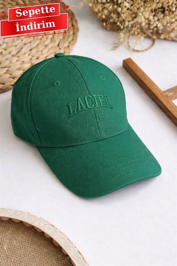 Unisex Laciel Paris Yeşil Şapka