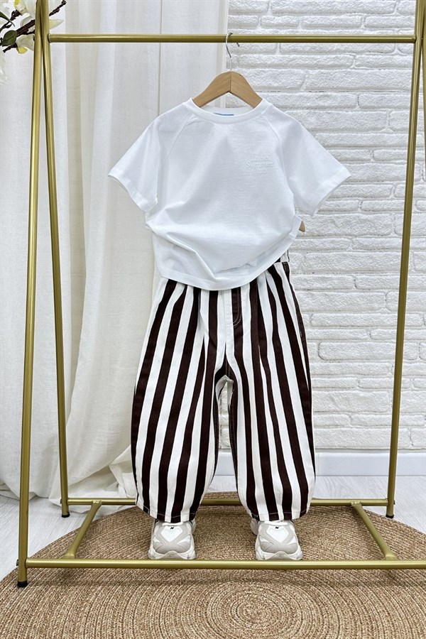 Unisex Laciel  Summer Beyaz Kısa Kol Tshirt