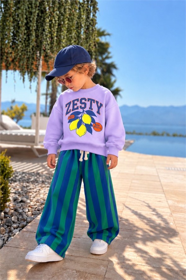 Unisex Limon Zesty 3 İplik Takım