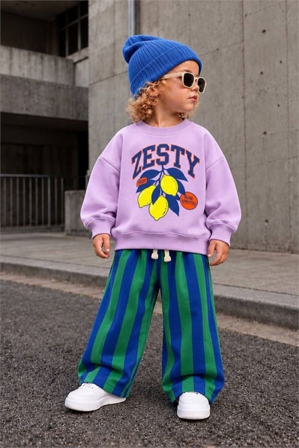 Unisex Limon Zesty 3 İplik Takım