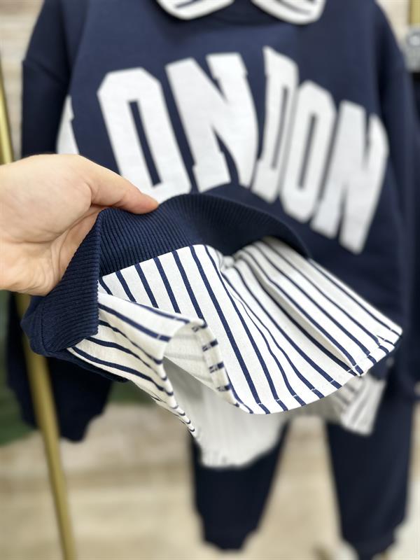 Unisex London Gömlek Detaylı Takım