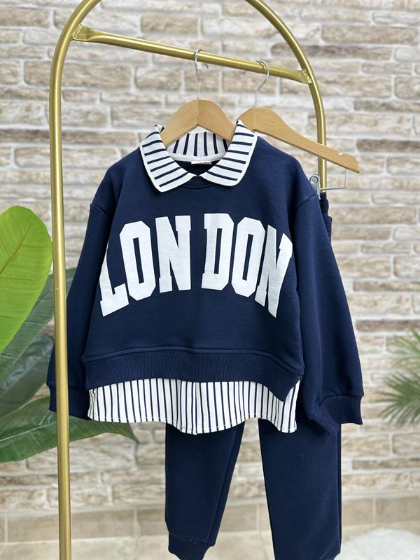 Unisex London Gömlek Detaylı Takım