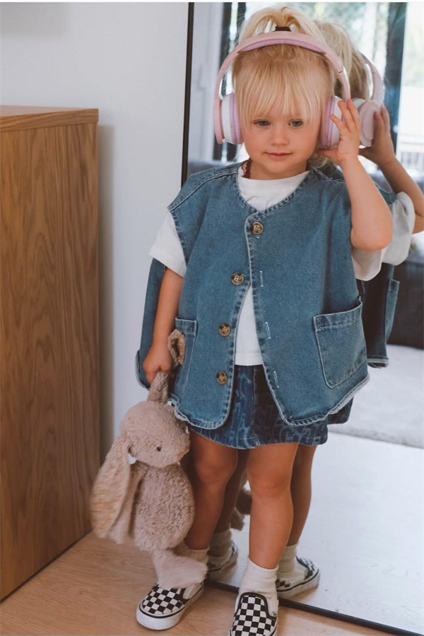 Unisex Mavi Yelek