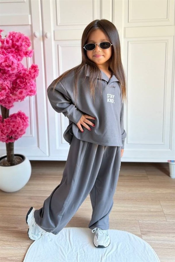 Unisex Mevsimlik Stay Kind Füme Takım