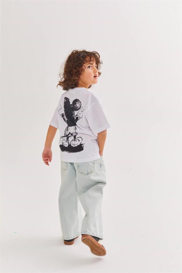 Unisex Mickey Tshirt & Jean Takım