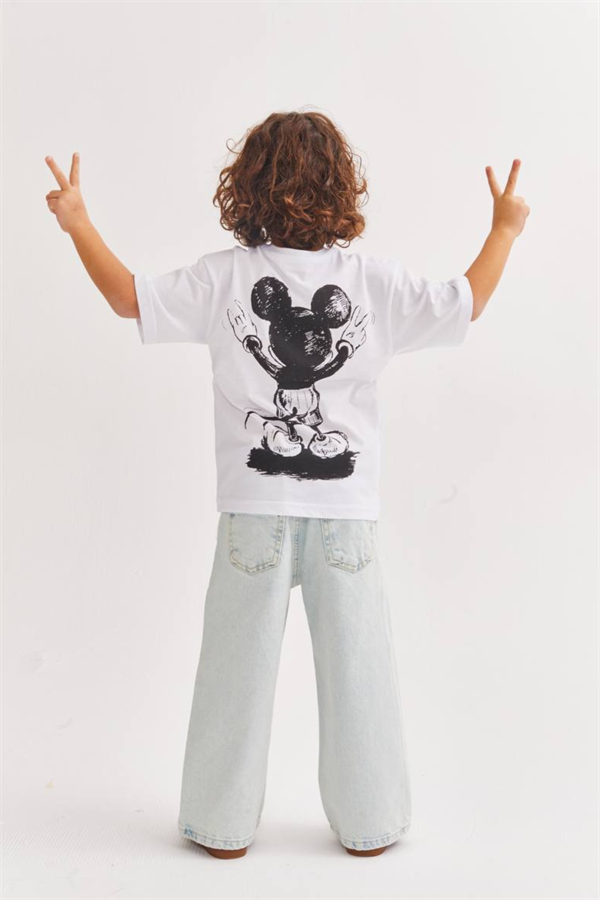 Unisex Mickey Tshirt & Jean Takım