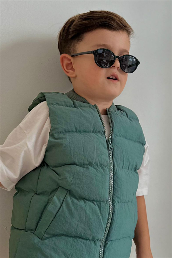 Unisex Çocuk Mint Şişme Yelek