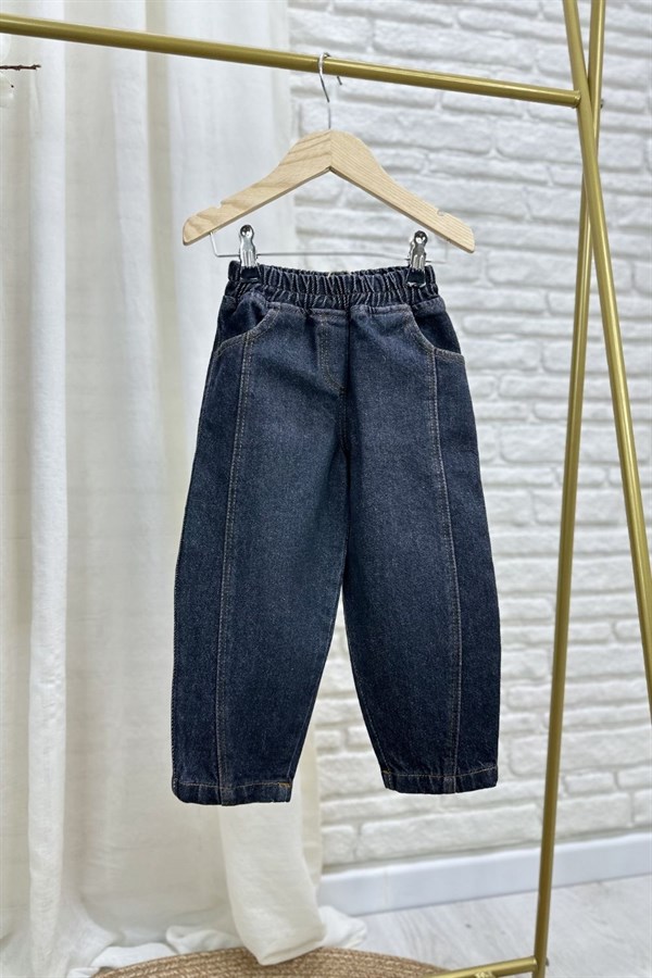 Unisex Özel Seri Yelekli Anrasit Denim Takım