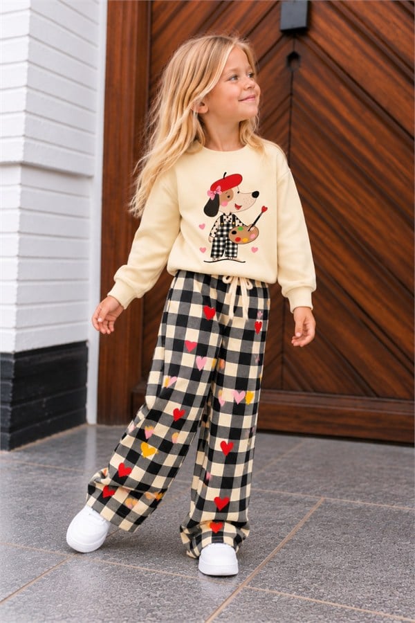 Unisex Peanuts Ressam 3 İplik Takım
