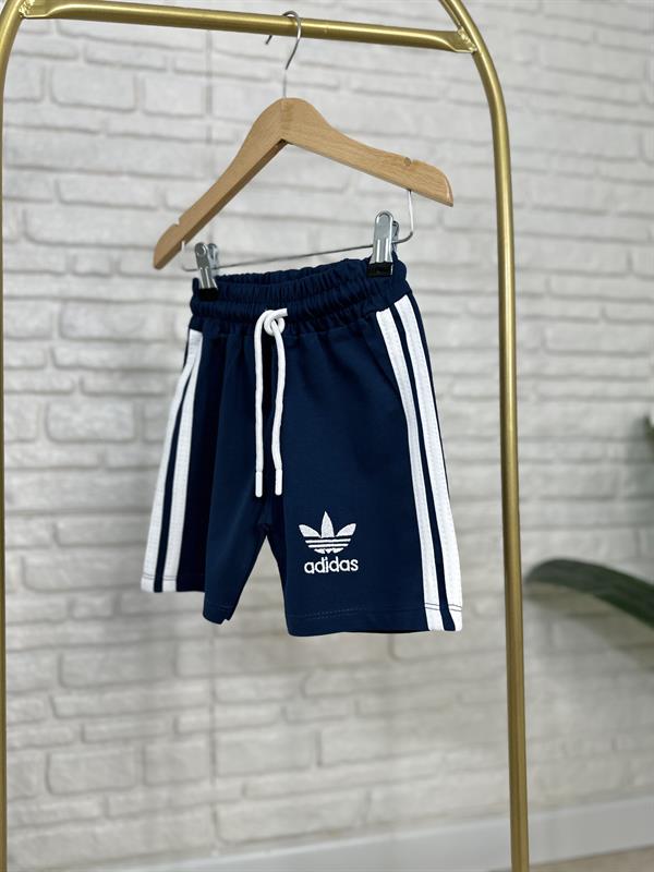 Unisex Polo Yaka Adids Laci Şortlu Takım 