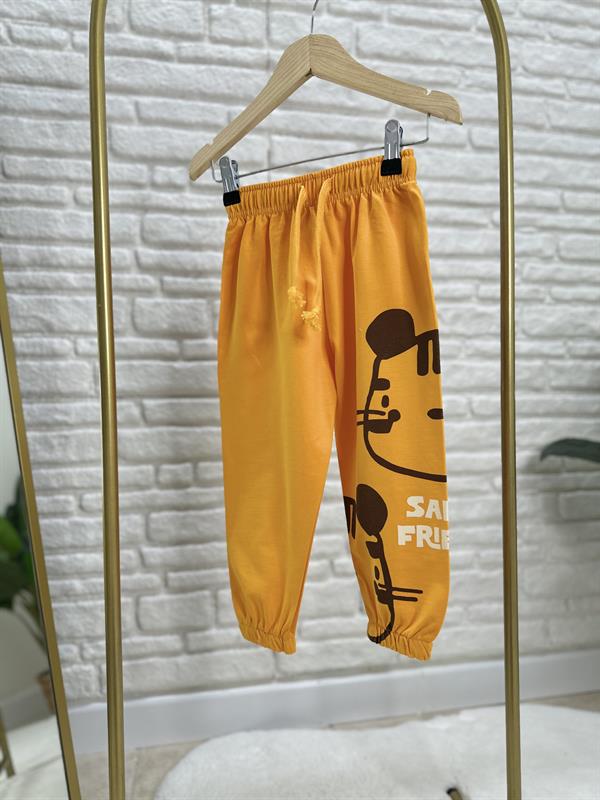 Unisex  Safari Friends Nakışlı Yaz Takım 