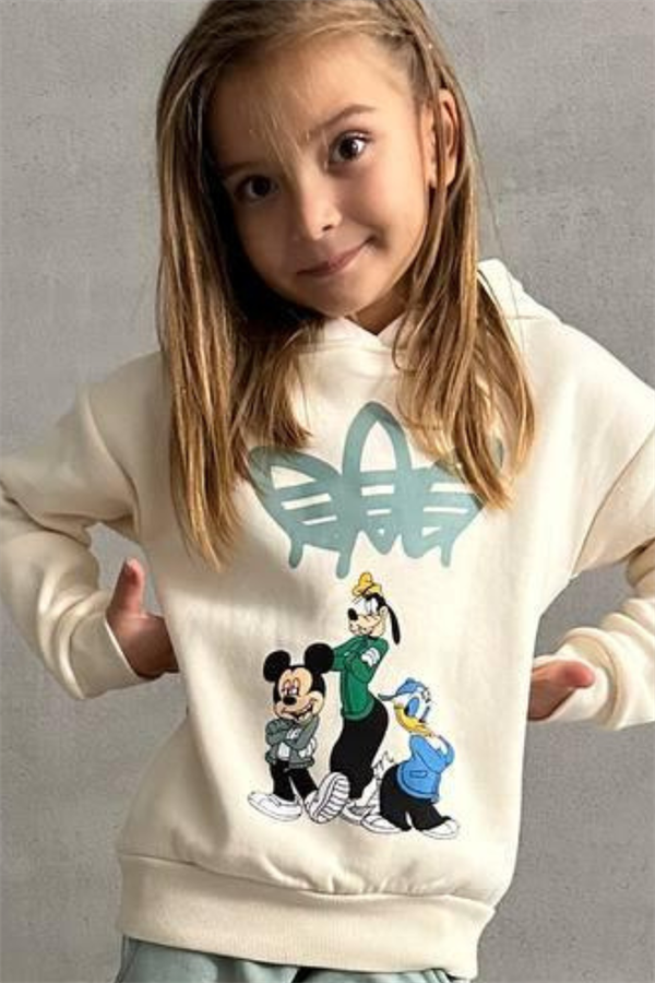 Unisex Şardonlu Ekru Yeşil Adids Takım