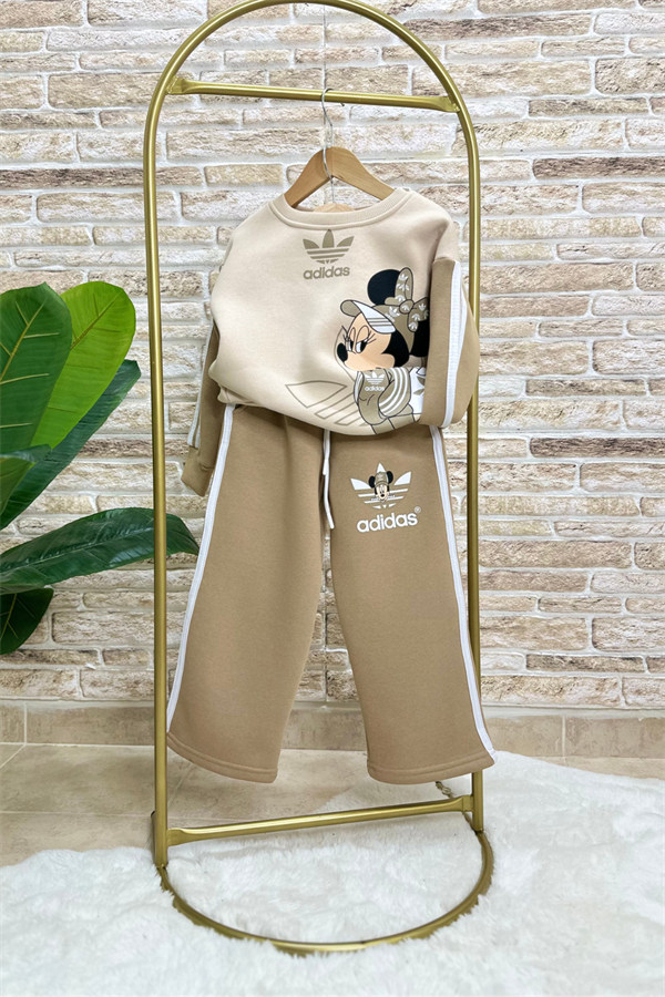 Unisex Şardonlu Sütlü Kahve  Marka  Adids Takım