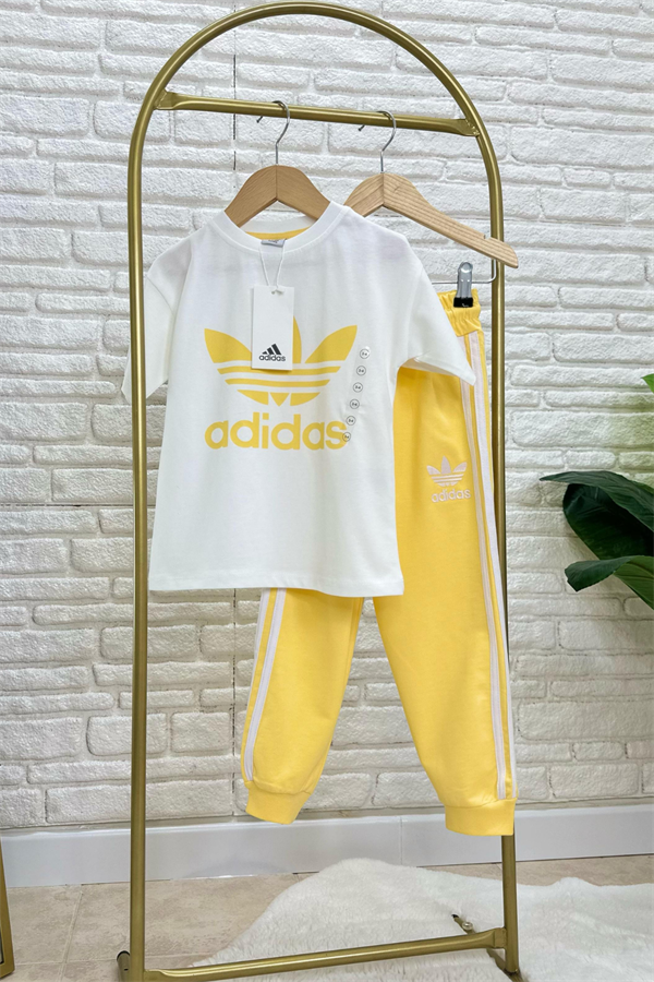 Unisex Sarı Adids Takım
