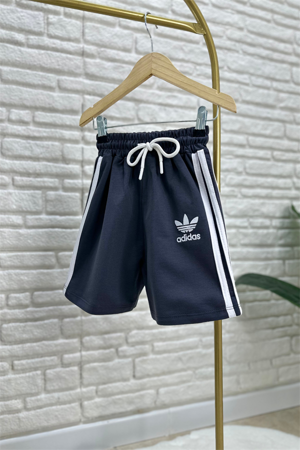 Unisex Siyah Adidas Şortlu Takım 