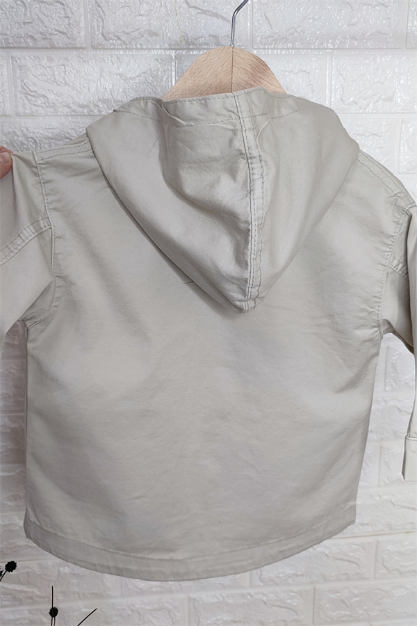 Unisex Taş Renk Trenckot