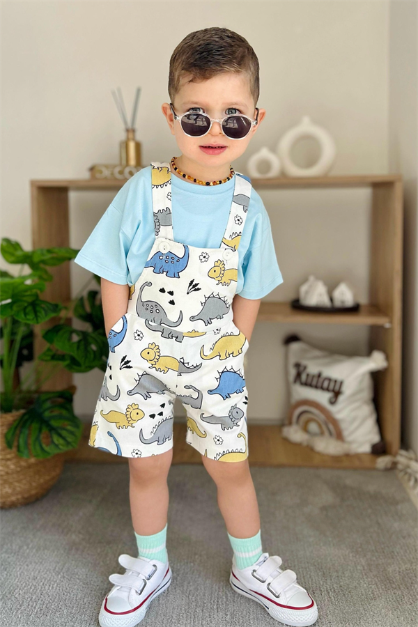 Unisex Tshirt Dahil Mavi Kot Tulum