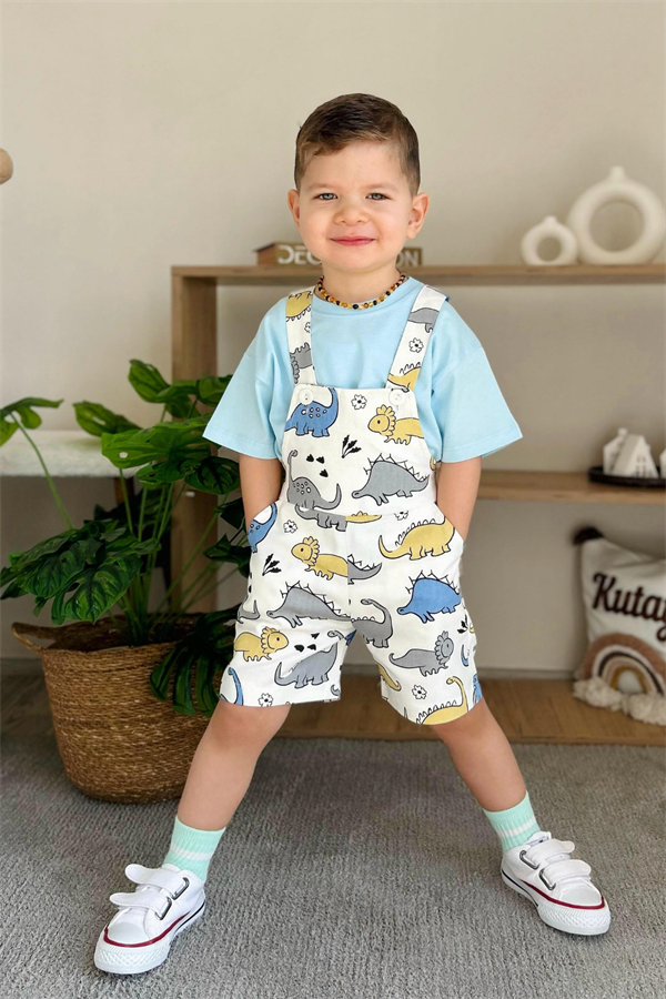 Unisex Tshirt Dahil Mavi Kot Tulum