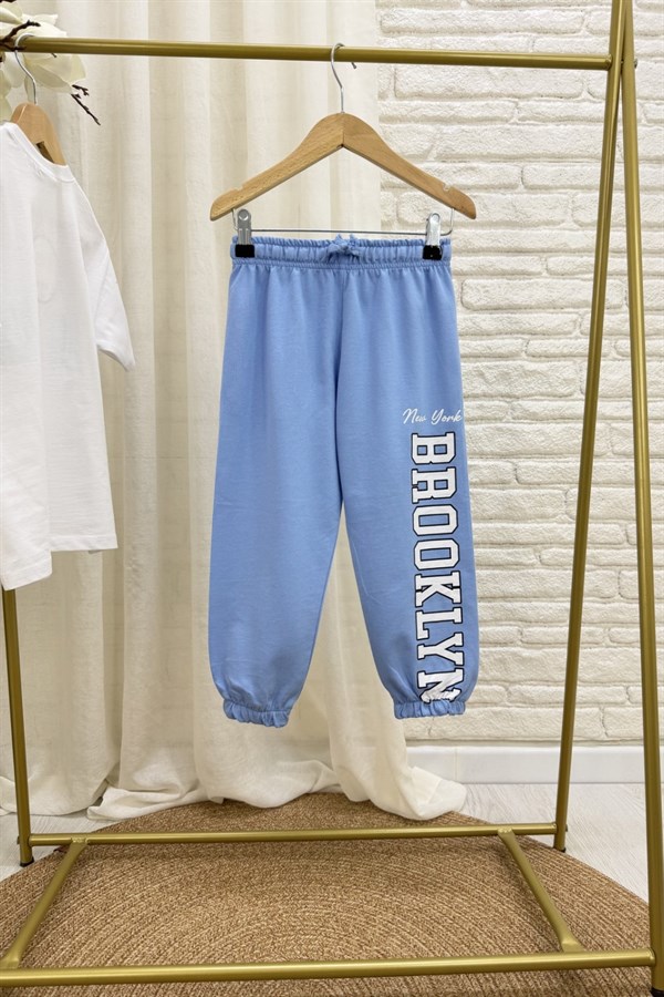 Unisex Tshirtlü Brooklyn Mavi Takım