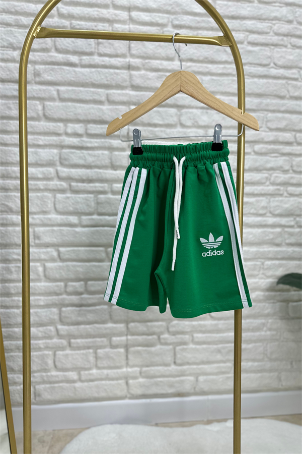 Unisex Yeşil Adidas Şortlu Takım 