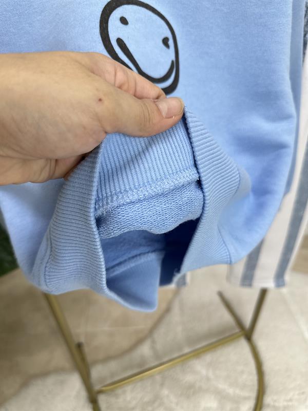 Unlsex Çocuk 3 İplik Çizgili Mavi Takım