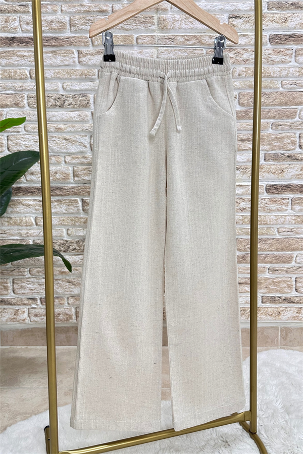 Yelek Pantolon Keten Takım