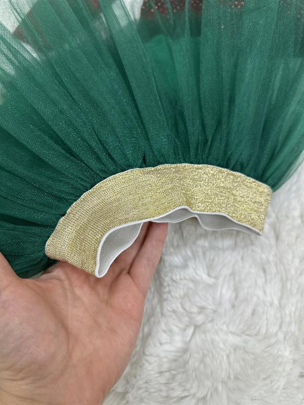 Yılbaşı Konsept Yeşil Tütülü Etek Takım