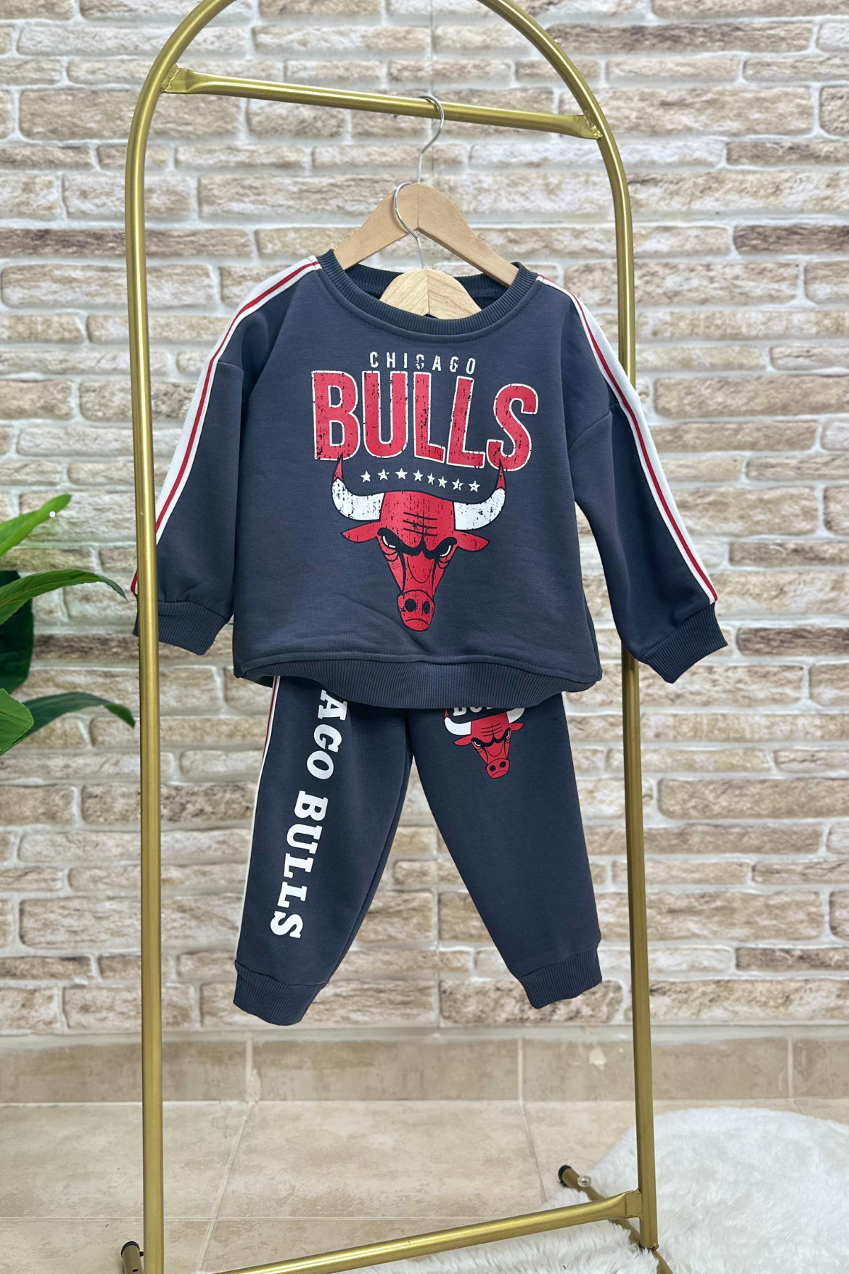 3 İplik Bulls Antrasit Takım