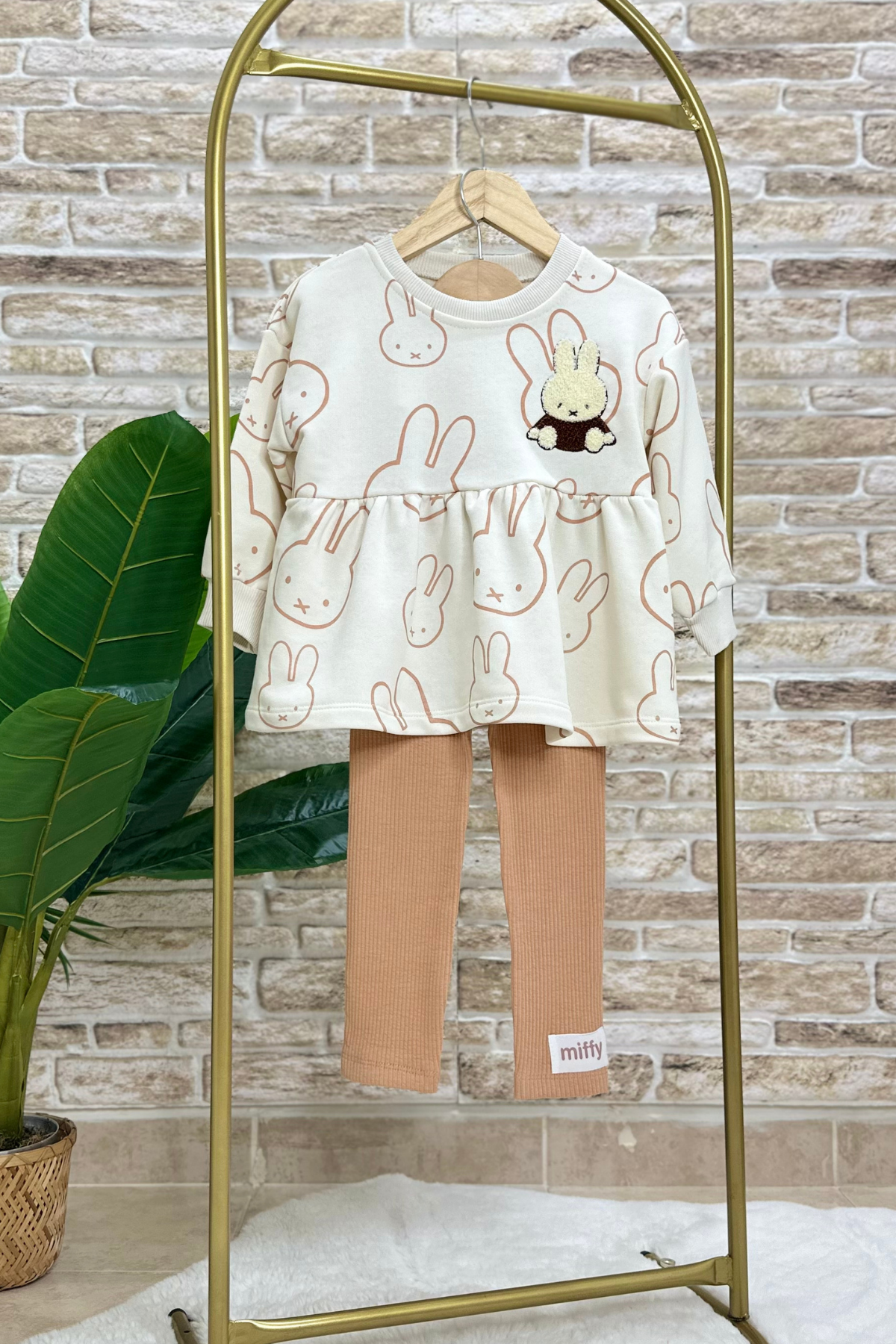 3 İplik  Miffy Taytlı Takım