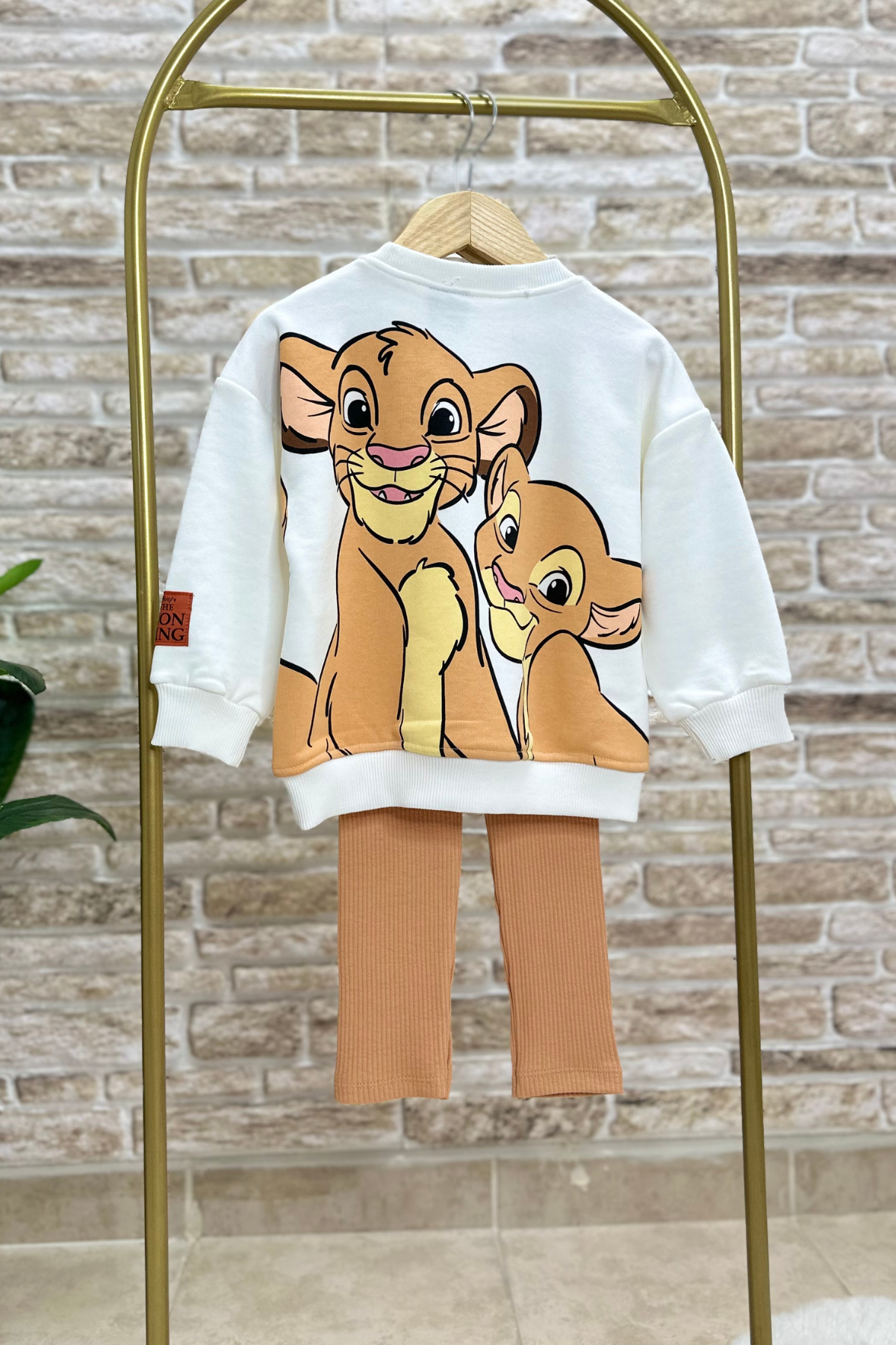 3 İplik  Simba & Nala Taytlı Takım