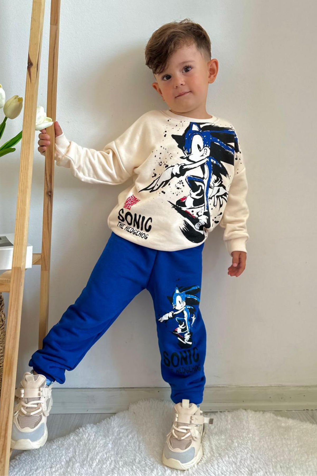 3 İplik Sonic Baskılı Takım