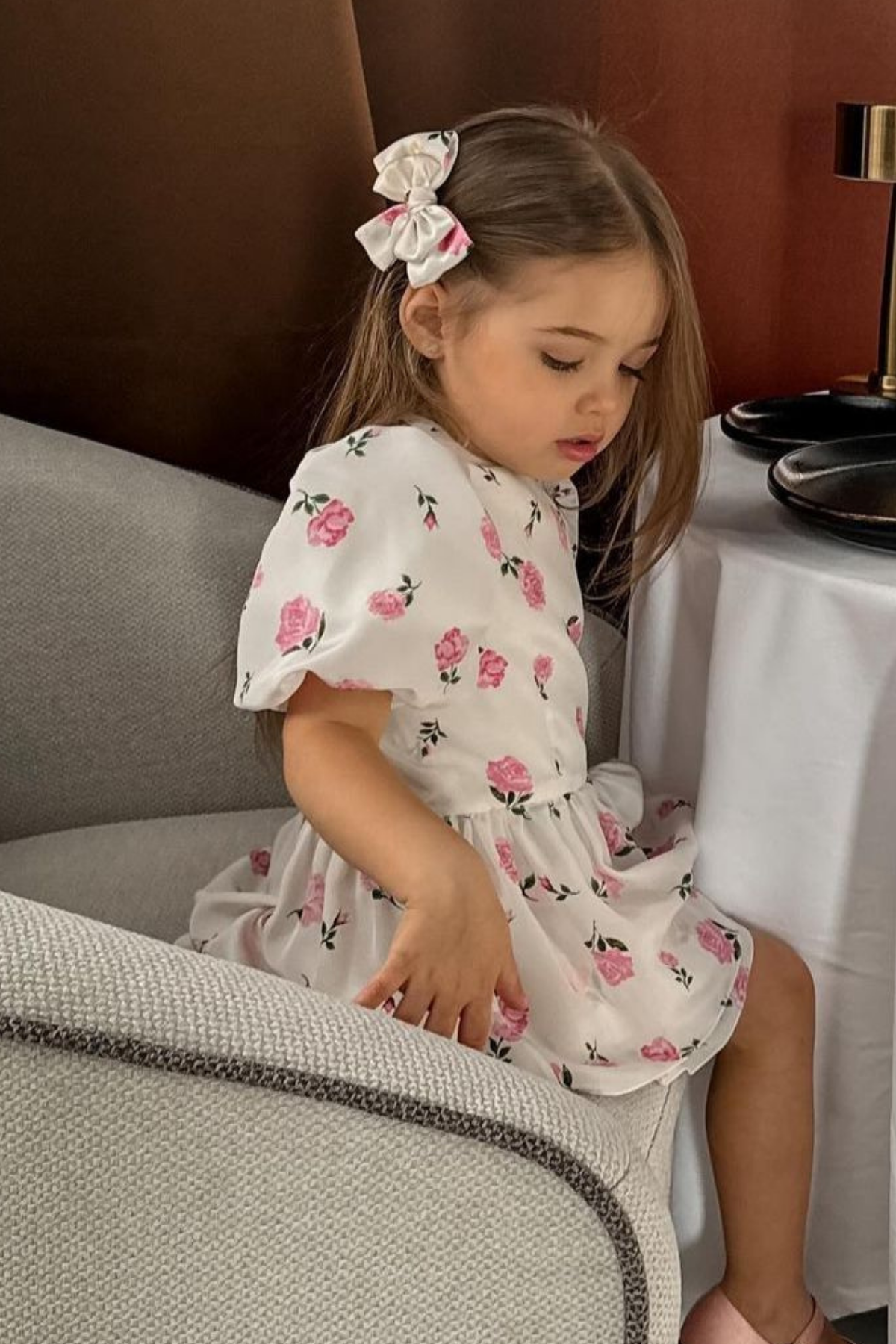 Astarlı Çiçekli  Elbise