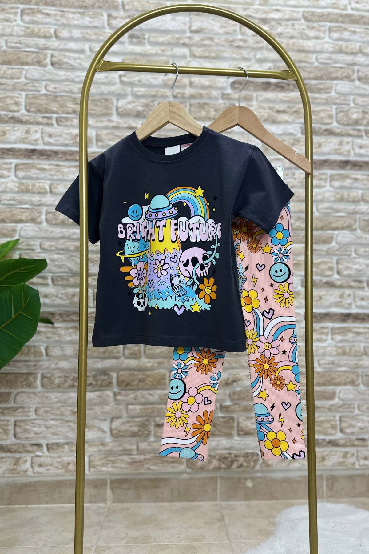 Brıght Future Fitilli Tayt Takım