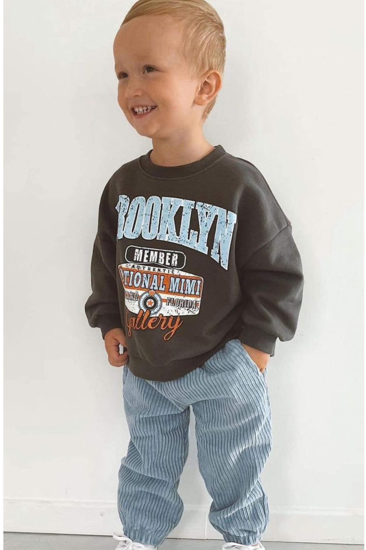 Erkek Çocuk 3 İplik Brooklyn Çizgili Takım