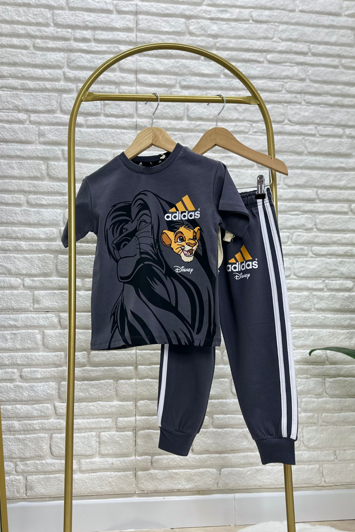 Erkek Çocuk Antrasit Adids Lion Takım