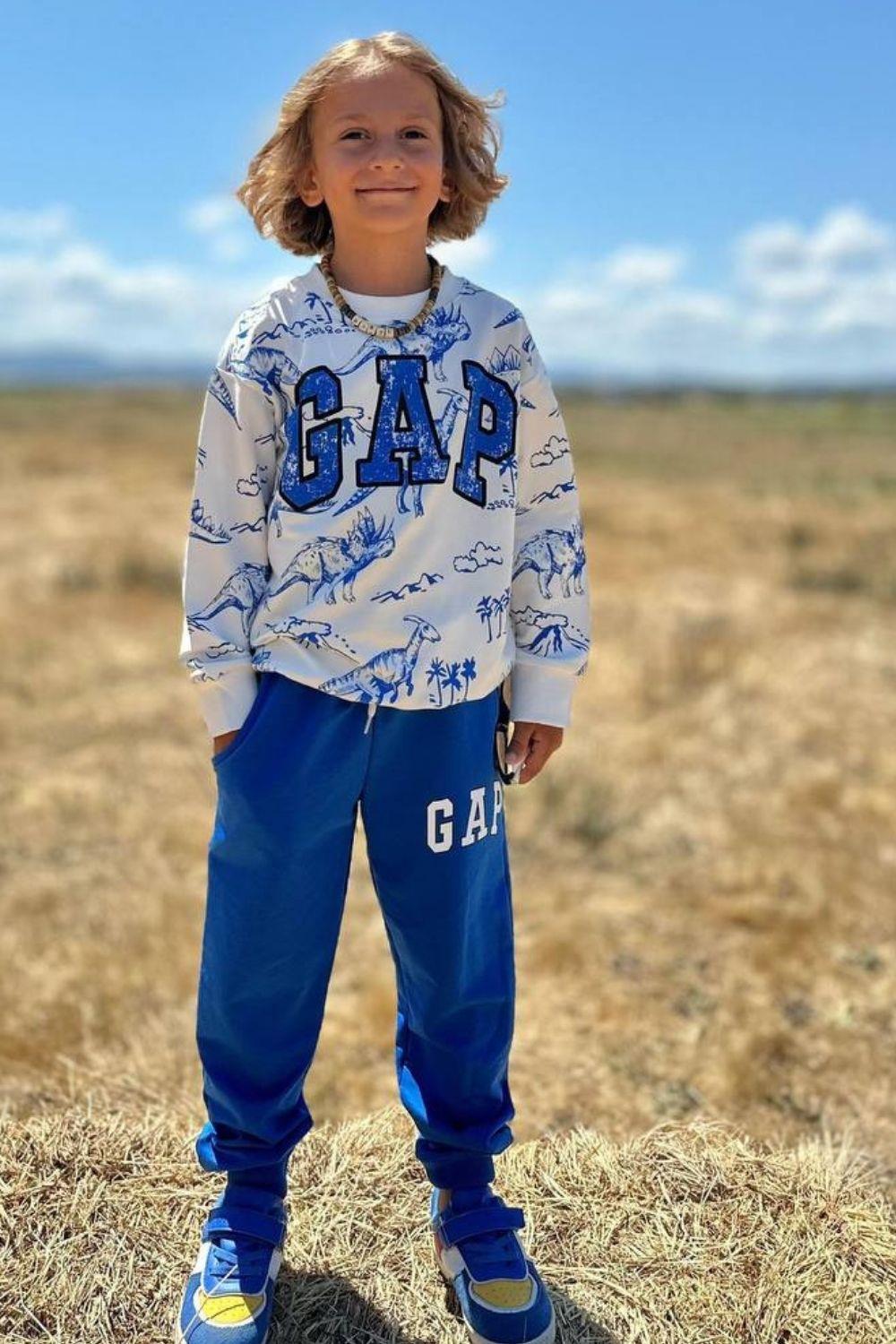 Erkek Çocuk Gap Dinazorlu Sax Takım